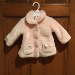 Hoala Baby Boutique pink baby coat.